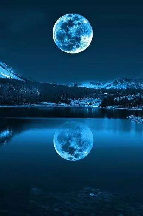 题《月夜》图
