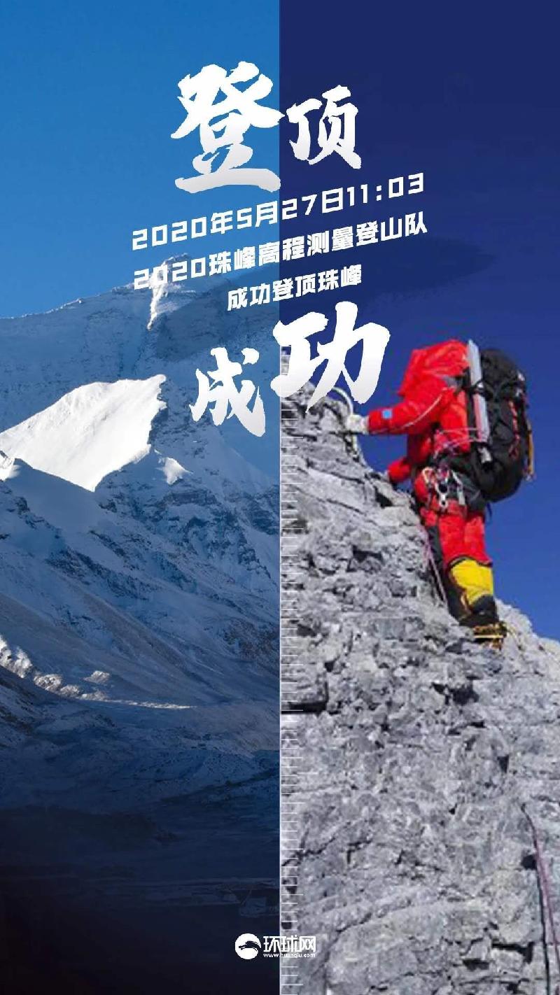 绝句 闻珠峰测高队登顶 文/白云悠悠