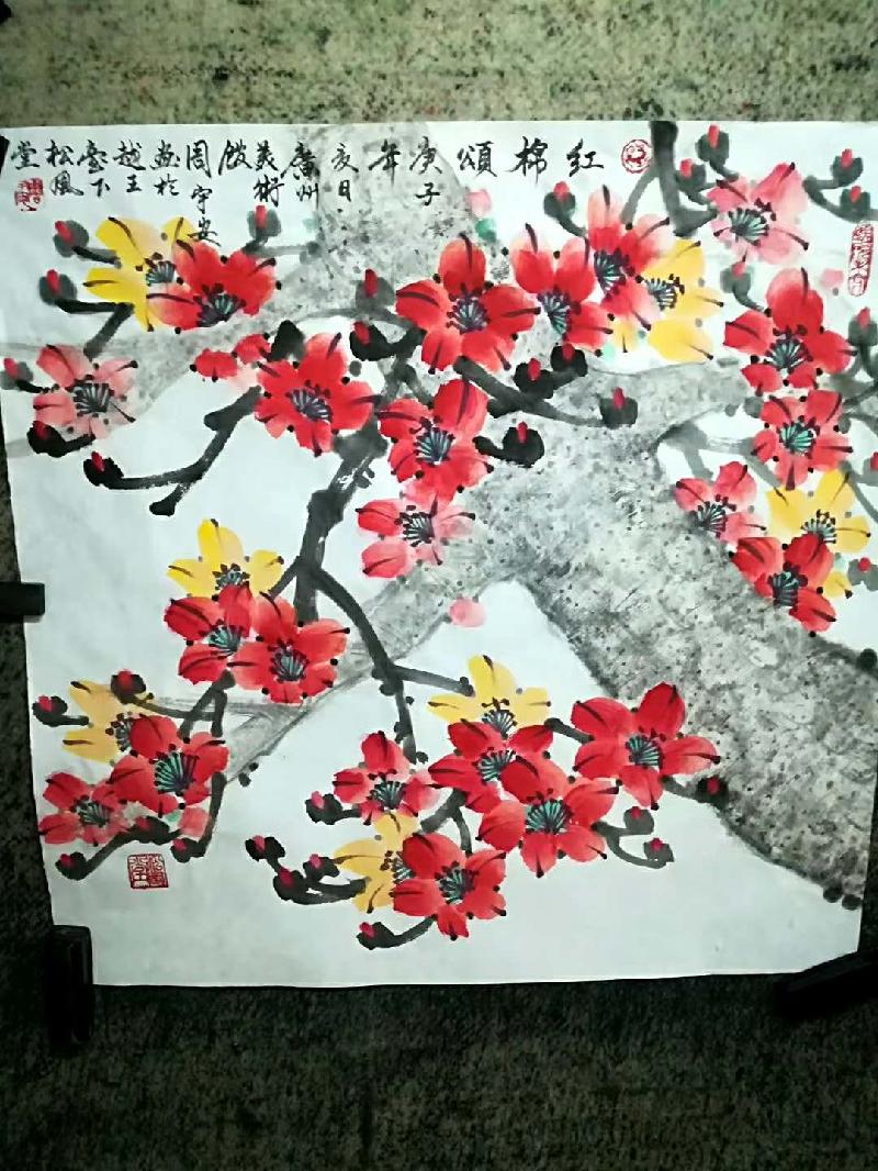 古风咏国画大家周宇安老师号常乐居士岭南春花鸟系列作品第二辑之十二