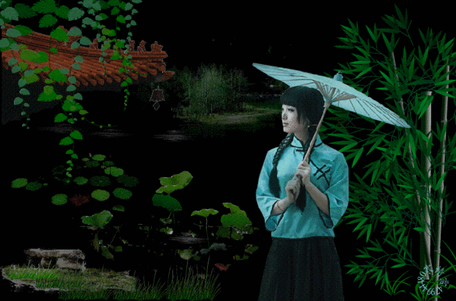 文/窦宝森(内蒙) 小桥溪路有新泥,路有新泥翠柳依.