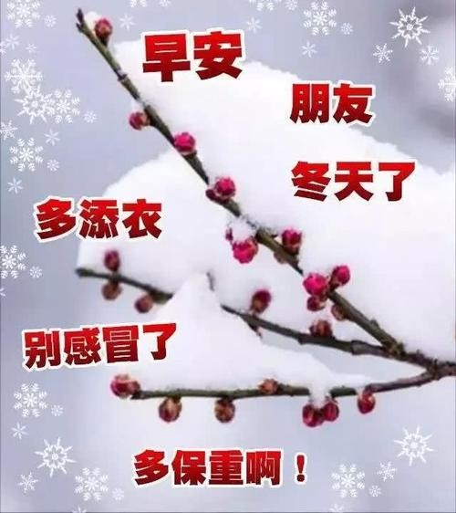 外面天冷,加衣哟!