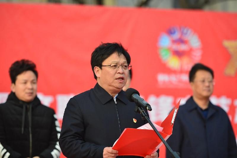 许昌市委宣传部副部长,市文明办主任刘少林主持开幕式