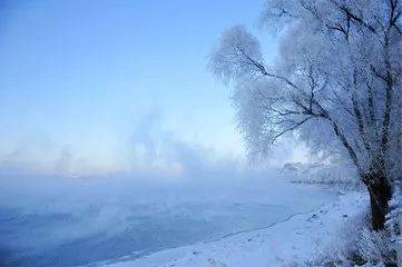 千里情怀.思忆犹在,遥对雪霜.轻狂年华散却,空怅望,雾凇沆砀.