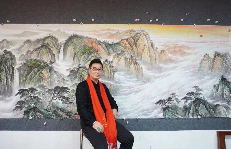 中国实力派山水画家王龙飞先生作品展