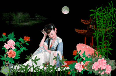 一帘幽梦花影深,明月清风韵禅音
