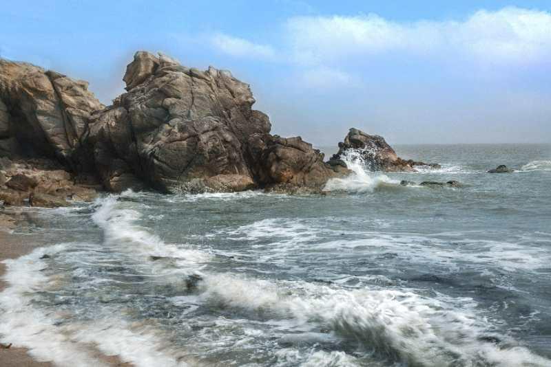 大海,礁石,浪花,荣成美—宋剑锋摄影欣赏_威海头条