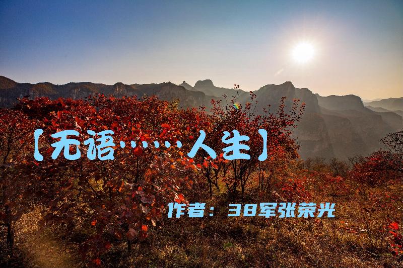 【无语……人生】作者:张荣光_主播:舒心快乐_摄影:潺潺溪水_深圳头条