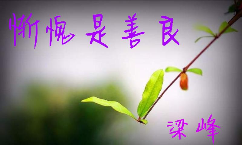 《活着的姿势》梁峰之能惭愧是善良人
