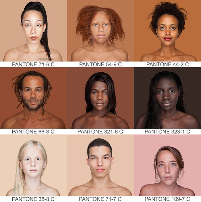 世界四种肤色的人图片图片