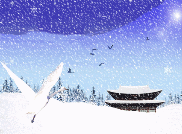 雪花片片寄深情 作者：秋语〔河北〕制作:冰心.幽蓝【冰心文化传媒】（图3）