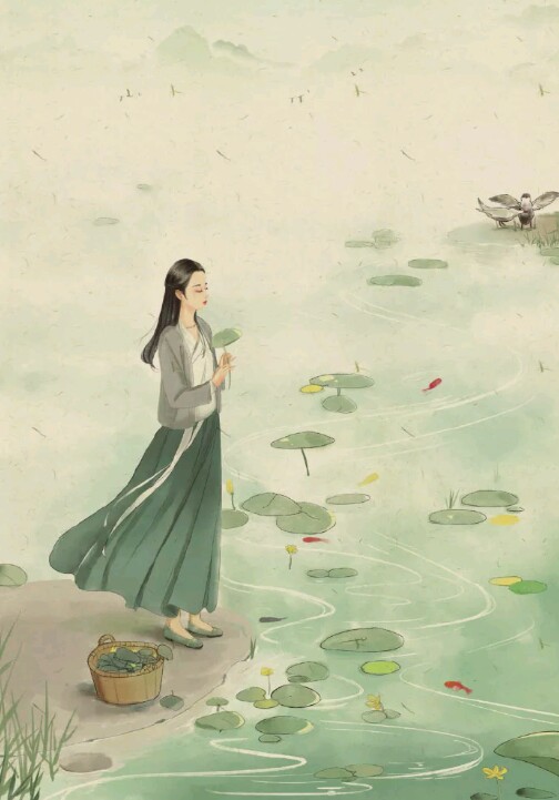 关关雎鸠,在河之洲。窈窕淑女,君子好逑。 - 高清图片,堆糖,美图壁纸兴趣社区
