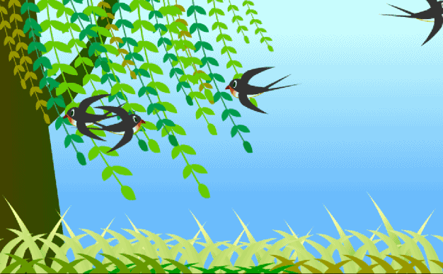 燕子飞行图gif图片
