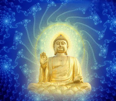 思想 放下 念断 寒月佛影照 冷云寺门张 大雄宝殿 莲花灯映佛光万丈