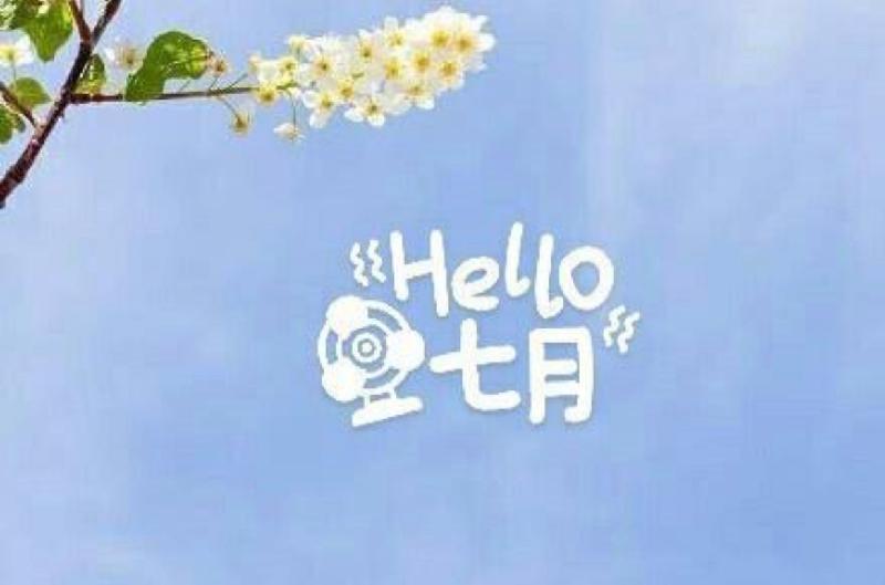【新诗大观】七月你好||文/最美的时光