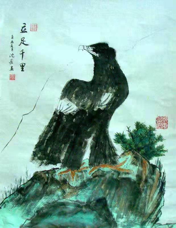 沈岳先生画作选 制作 冰心*幽蓝【冰心文化传媒】（图6）