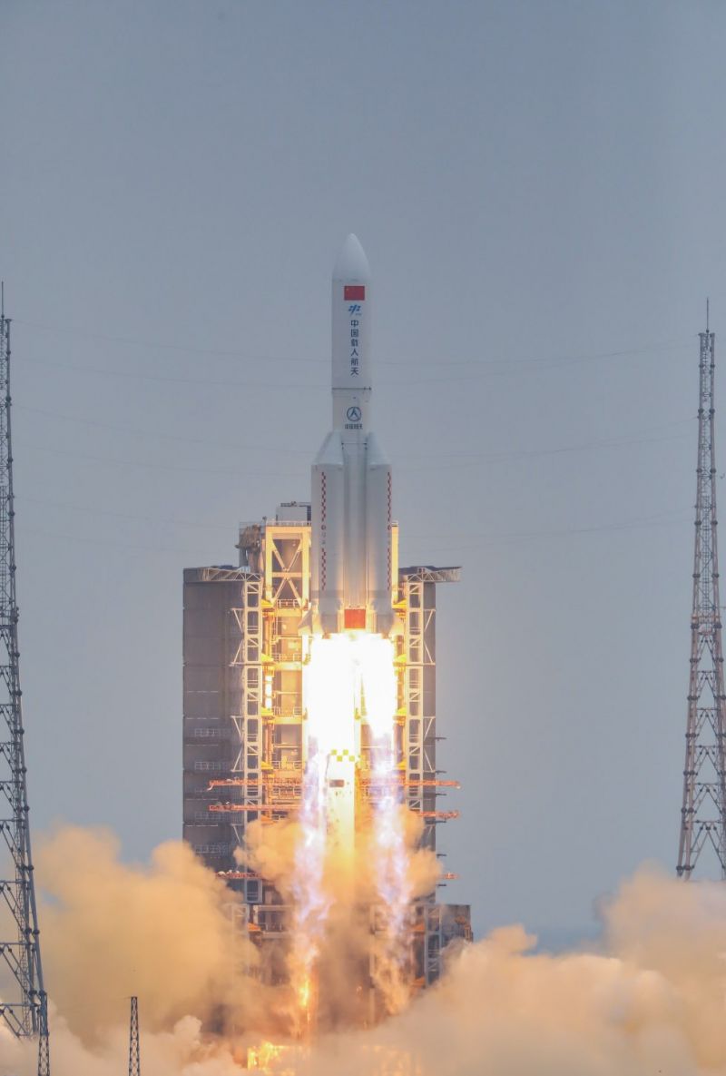 有感天和号空间站核心舱发射成功 ／江冲