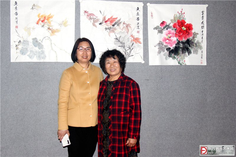 天津市著名画家肖英隽、李永琴做客翰墨君缘艺术馆(图2)