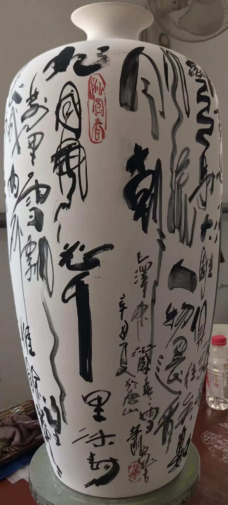 艺术家萧宽五月在廊坊挥毫落纸如云烟(图61)