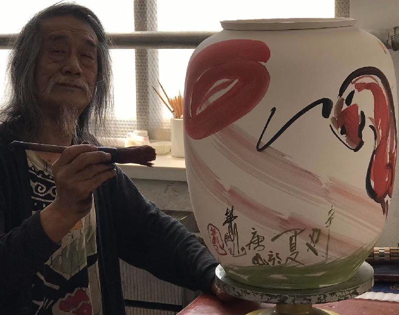 艺术家萧宽五月在廊坊挥毫落纸如云烟(图67)