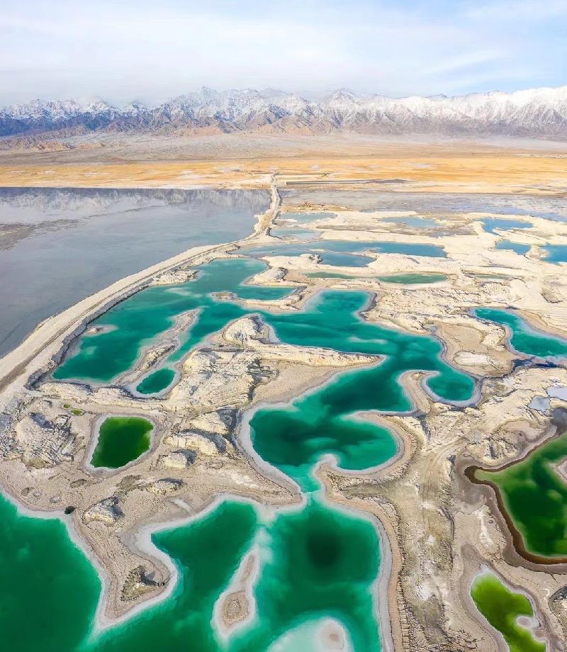杨林: 大柴旦翡翠湖景观（图2）