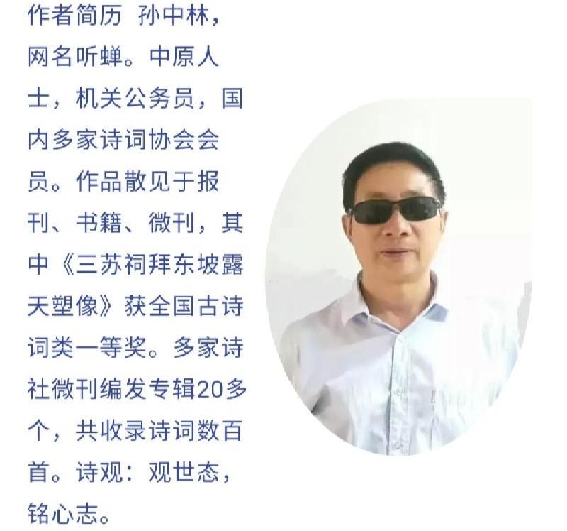 华夏流水诗社‖常驻诗人“听蝉”老师专辑（图2）