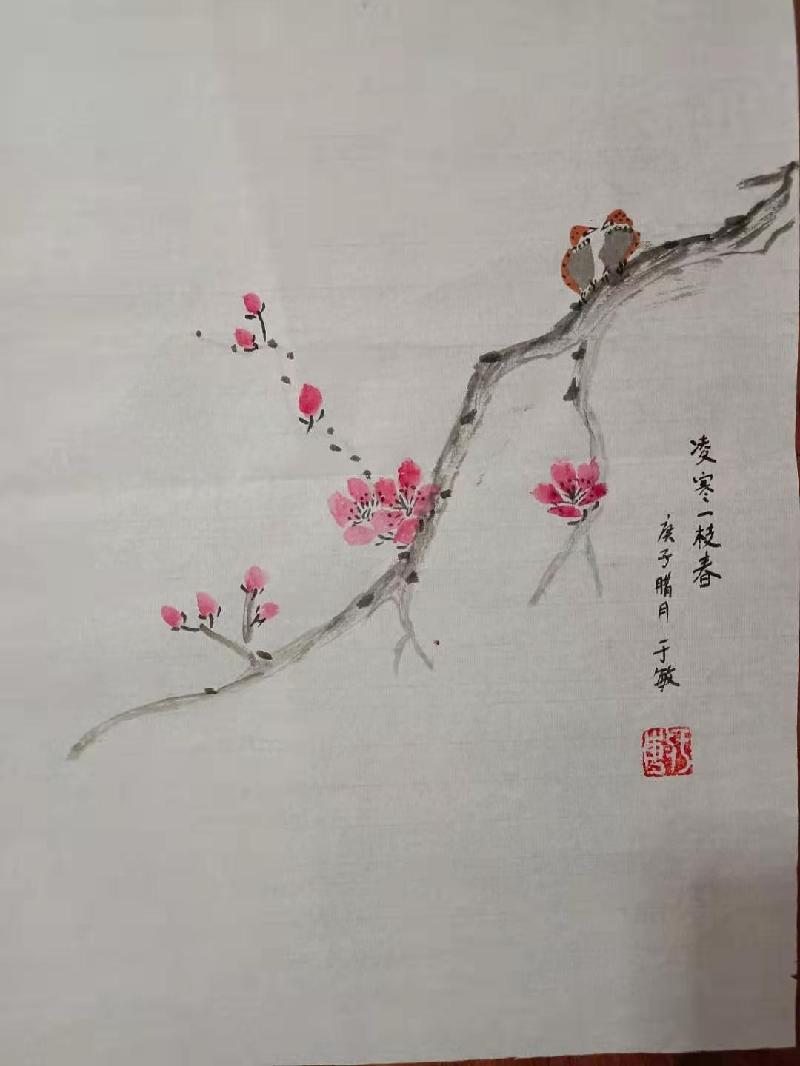 散文《母女赏梅》 作者:于敏〔黑龙江〕制作 冰心*幽蓝【冰心文化传媒】(图5)