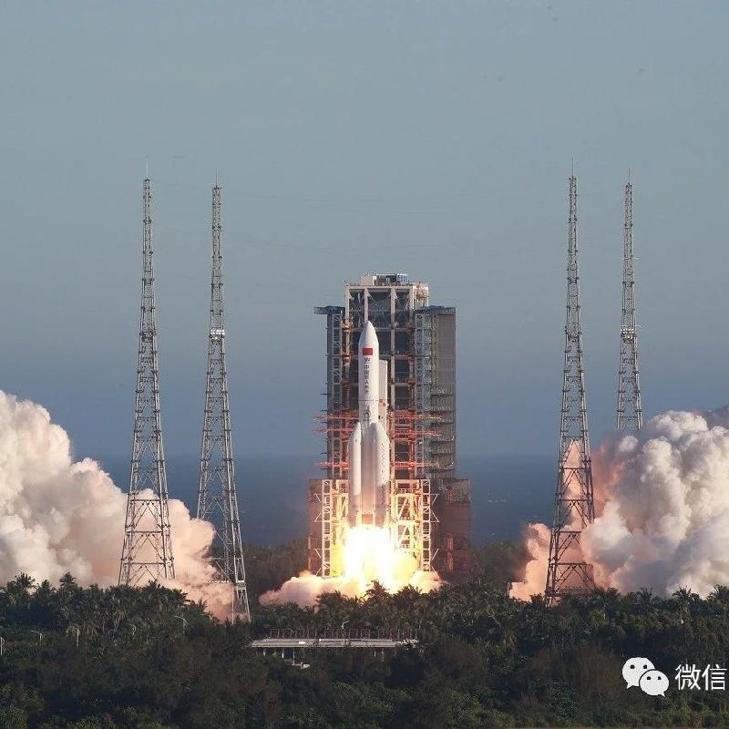 有感天和号空间站核心舱发射成功 ／江冲（图9）