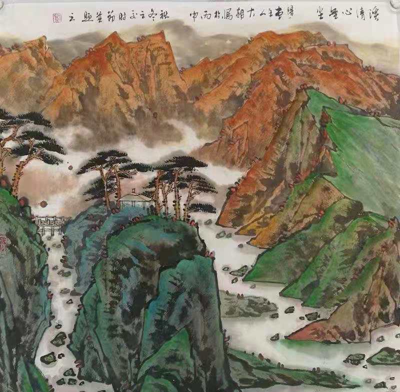 观赏著名作家、画家歸一堂主人画作赋诗10首丨张秀祥（图5）