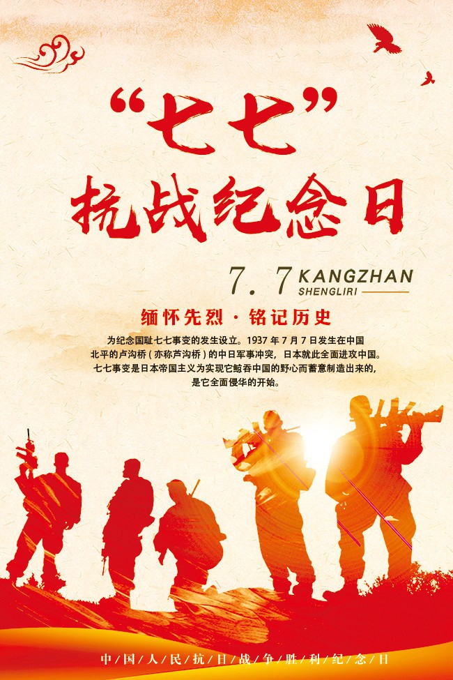 《警钟长鸣》“七七”纪念日:诗文/马德武(陕西韩城)(图2)