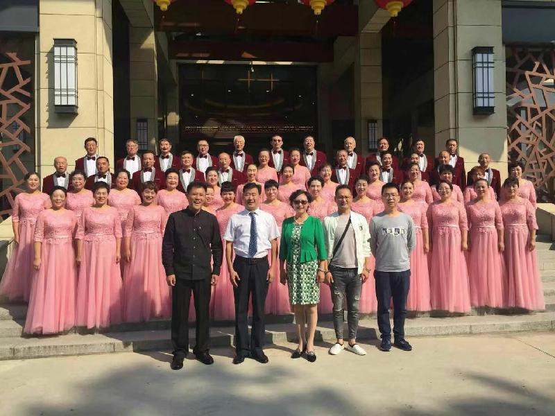 2021年7月1日威海市老年大学合唱团，庆祝建党百年华诞演出集锦。文/编辑/制作：孙秀梅（图6）