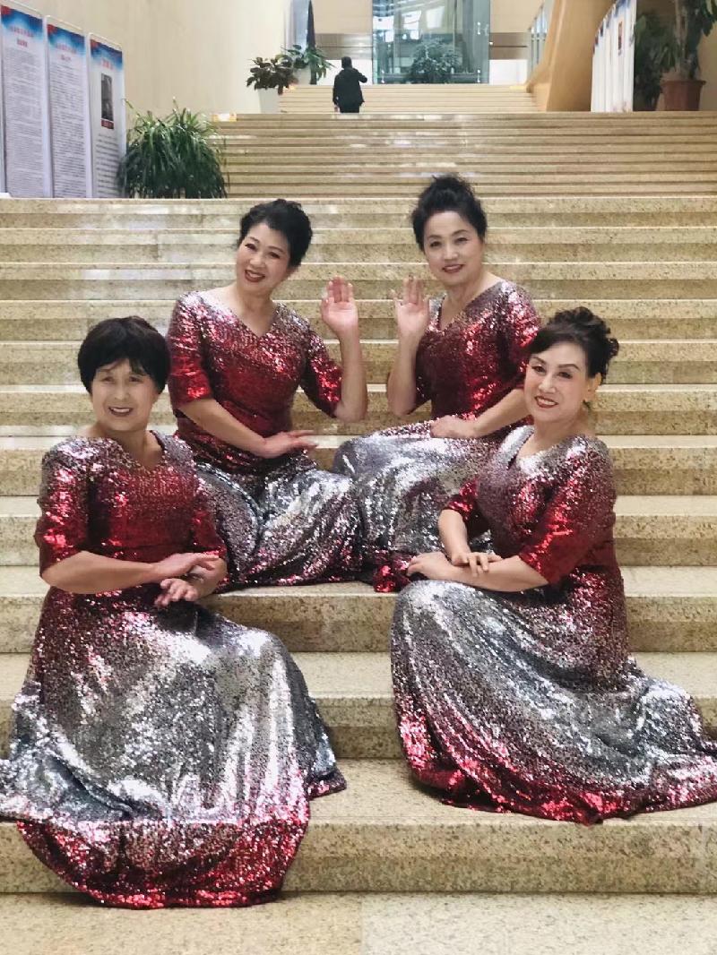2021年7月1日威海市老年大学合唱团，庆祝建党百年华诞演出集锦。文/编辑/制作：孙秀梅（图40）