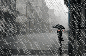 韩城：雷电暴雨：文／王东（陕西韩城）