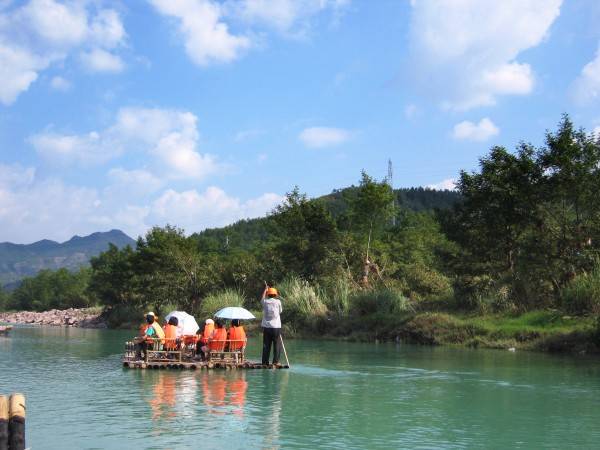 仙居永安溪漂流图片