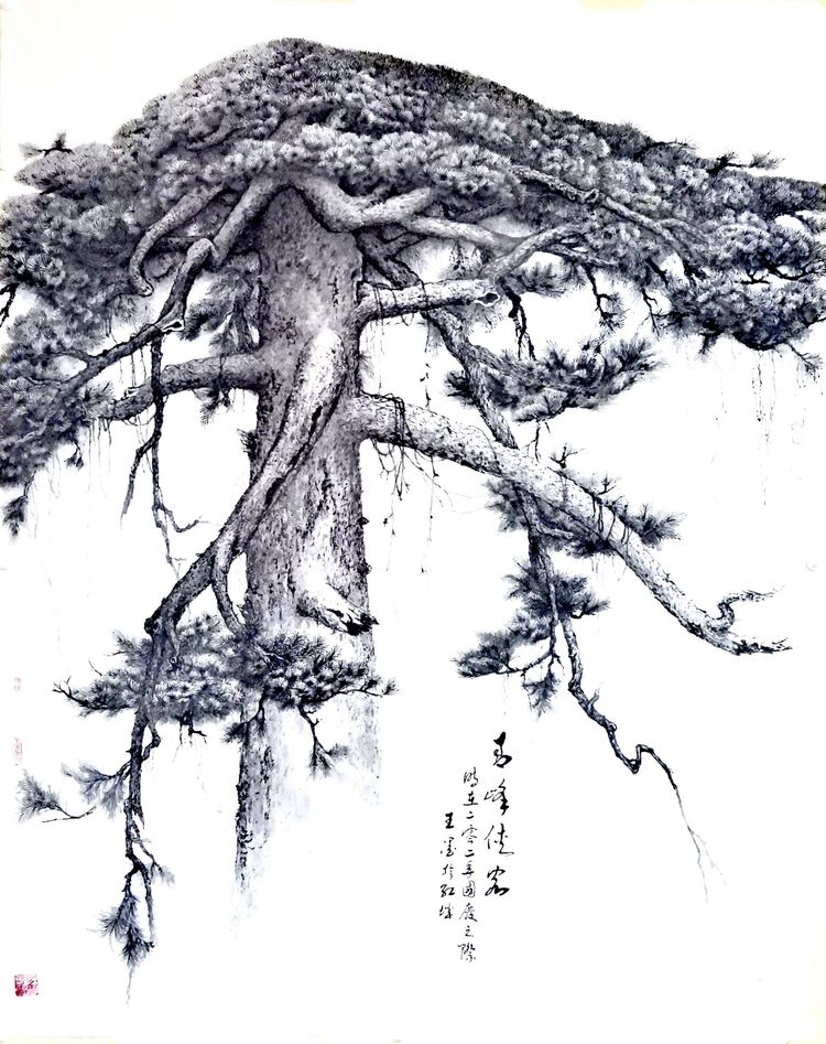 读懂一幅画，遍识大兴安——“墨王”王墨先生新作怦然问世：作者薛永莉｜海外头条（图3）