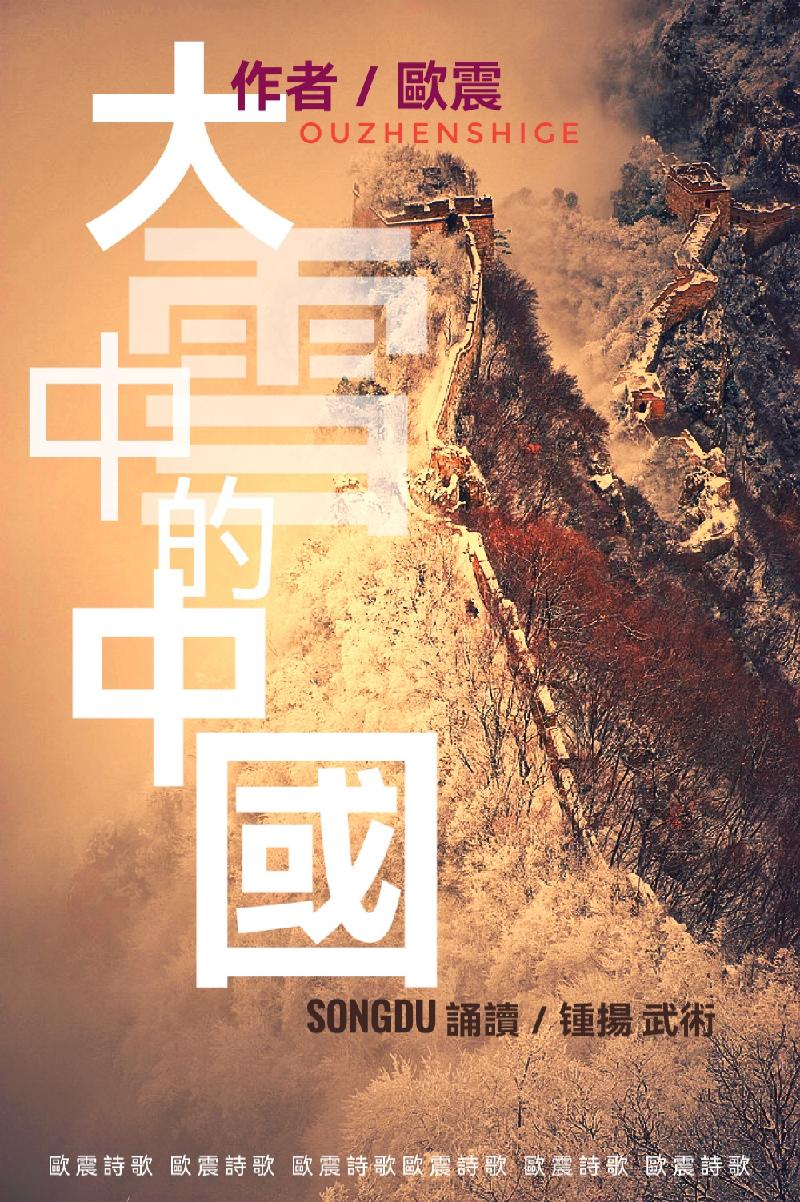 欧震诗歌《大雪中的中国》诵读 钟扬 武术(图3)