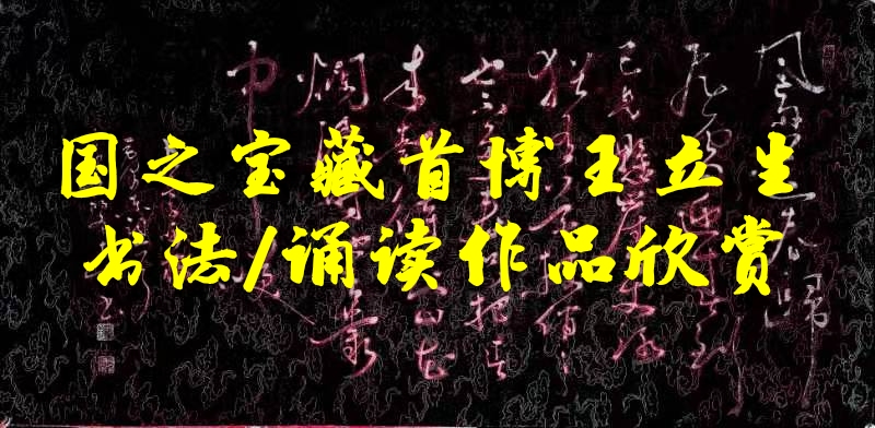 【雅诗总会】国之宝藏首博王立生书法/诵读作品欣赏（图2）