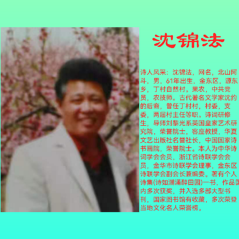 七律 读艾青诗双尖山 作者/沈锦法（图4）
