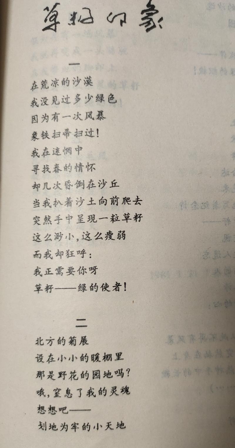 艺术家萧宽《草籽》系列诗之六（图9）