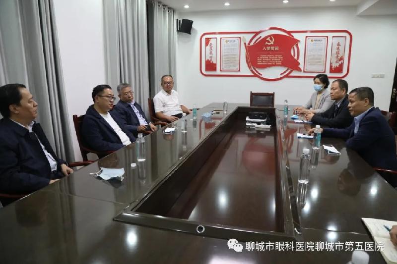 聊城市副市长李强到聊城市眼科医院考察调研(图3)