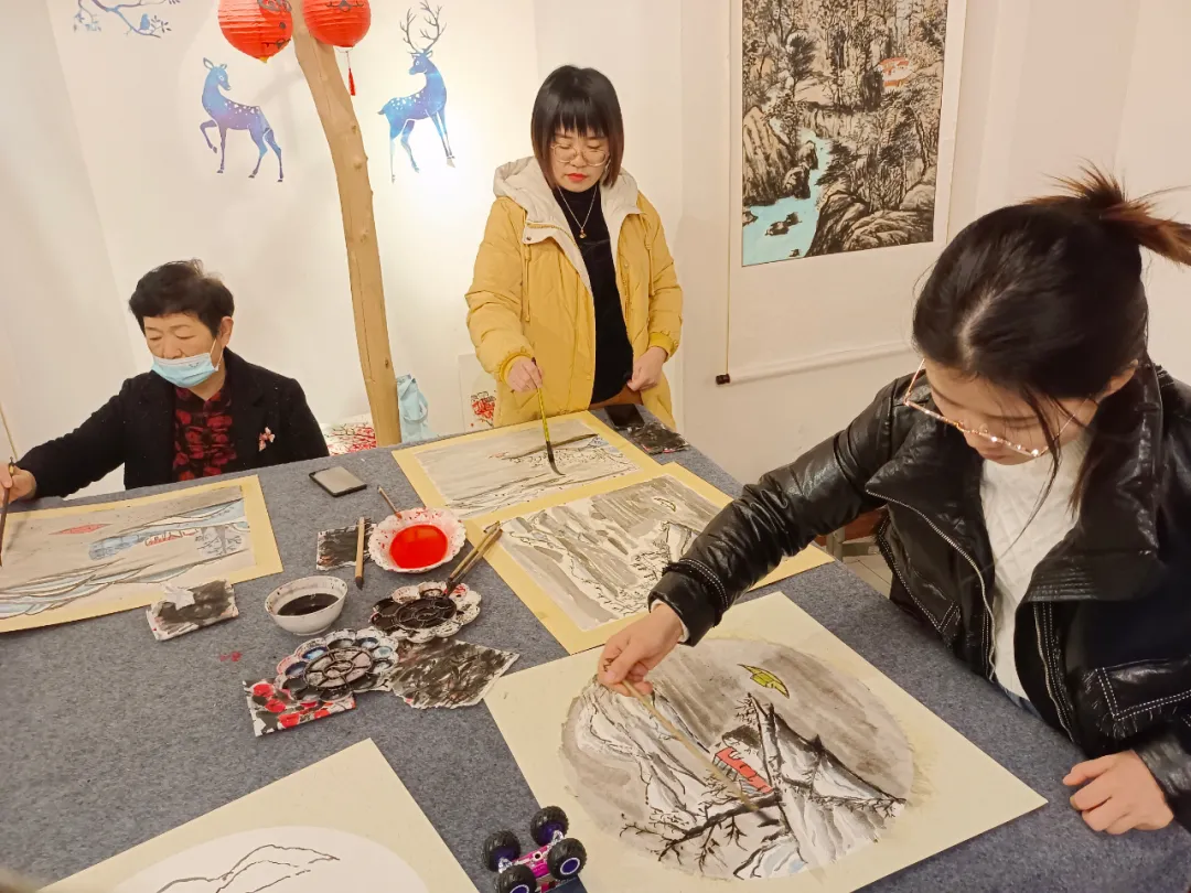 绘国画·愈心灵 | 惠民县妇联举办2021年“母亲素质提升工程”国画培训班（图7）