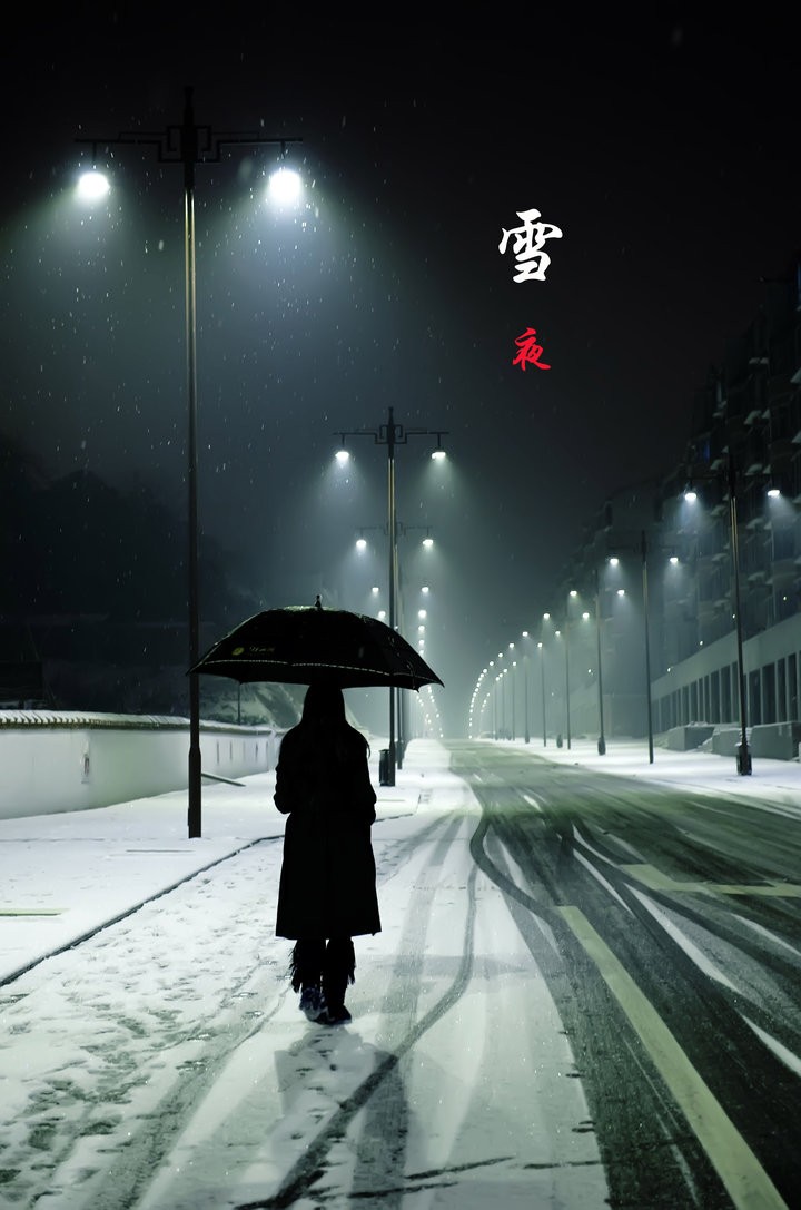 《原创》渔家傲.雪夜：文／马德武（北京）（图2）