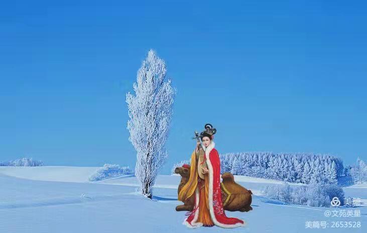 《组诗二首：雪凝冬愿：雪语冬情》文/白杨——内蒙古