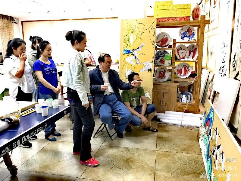 【雅诗总会】精品★萧楠主笔绘制大型壁画【五百罗汉】落座愿海寺——创作篇(图23)