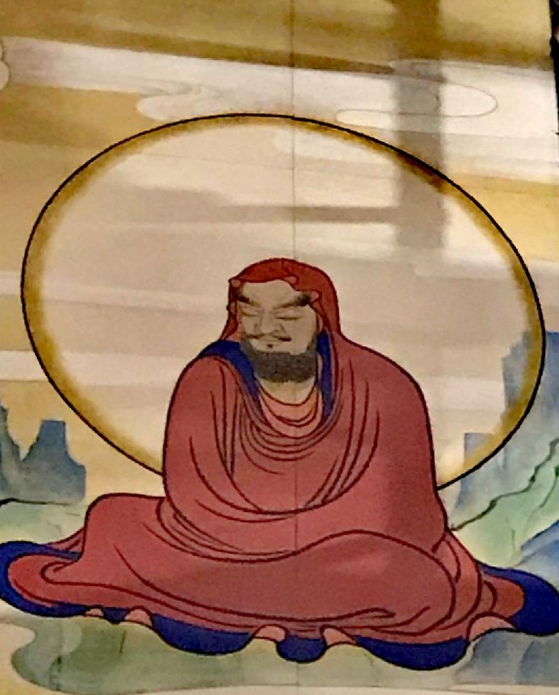 【雅诗总会】精品★萧楠主笔绘制大型壁画【五百罗汉】落座愿海寺——创作篇(图18)