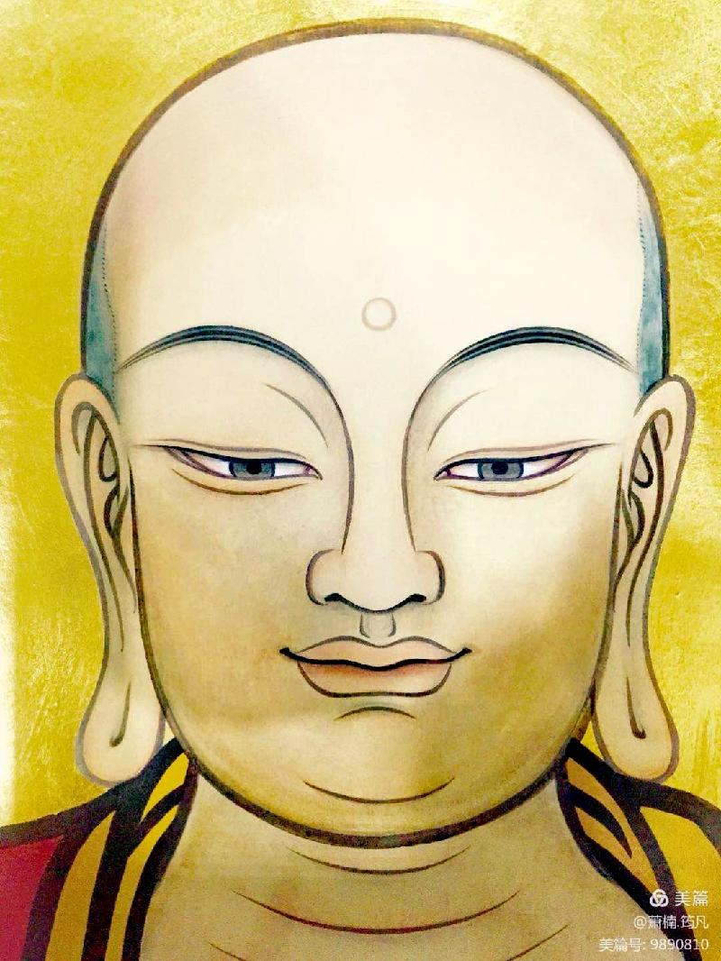 【雅诗总会】精品★萧楠主笔绘制大型壁画【五百罗汉】落座愿海寺——创作篇(图26)