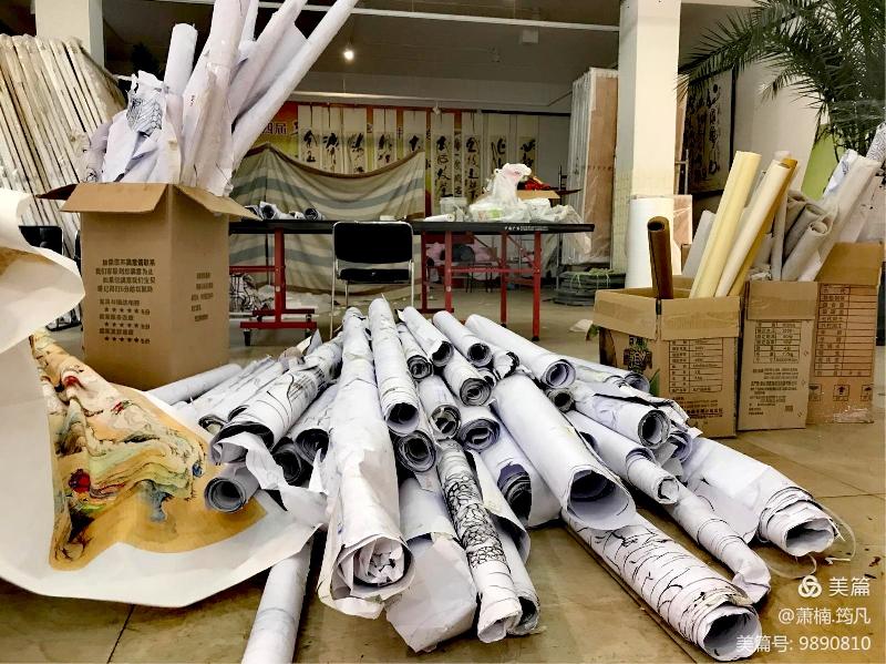 【雅诗总会】精品★萧楠主笔绘制大型壁画【五百罗汉】落座愿海寺——创作篇(图62)