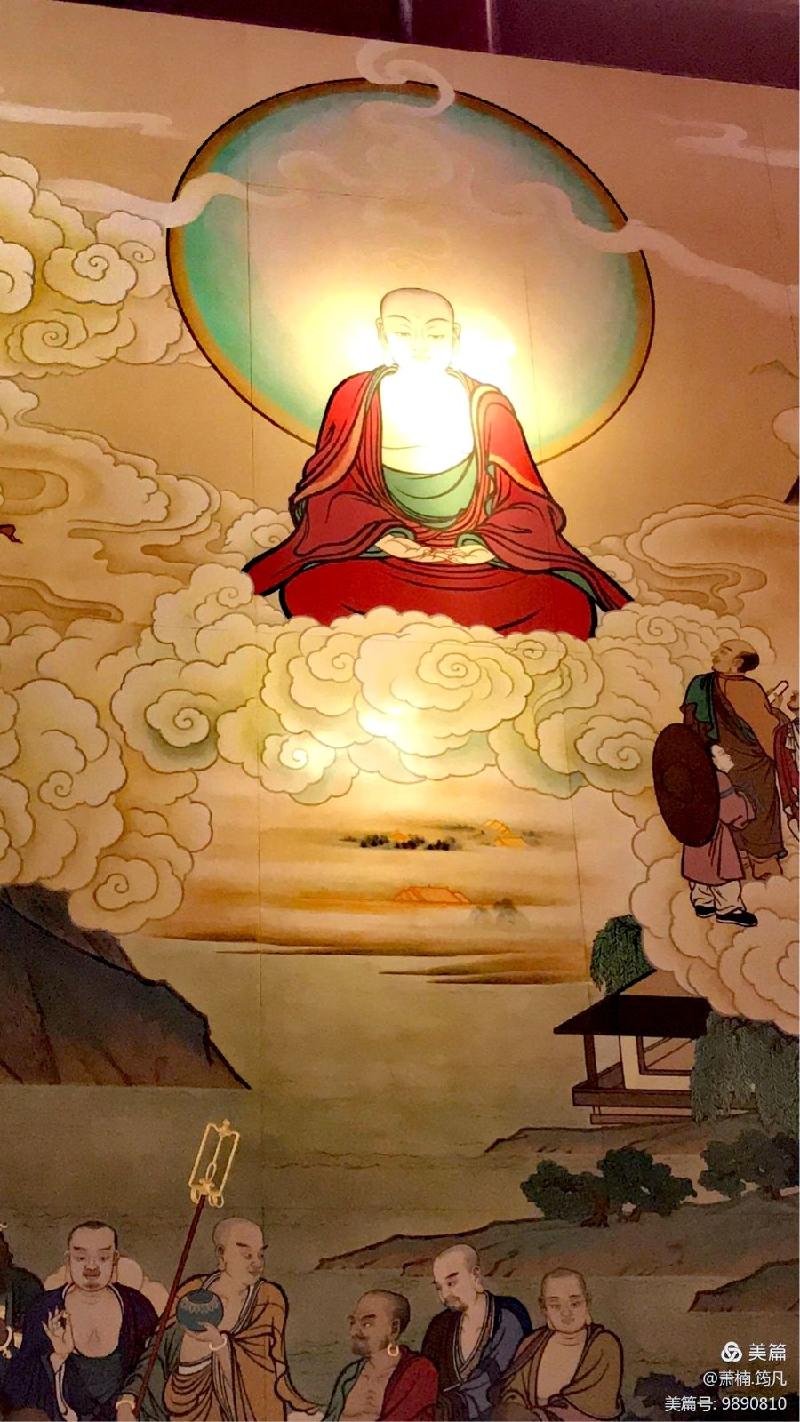 【雅诗总会】精品★萧楠主笔绘制大型壁画【五百罗汉】落座愿海寺——创作篇(图75)