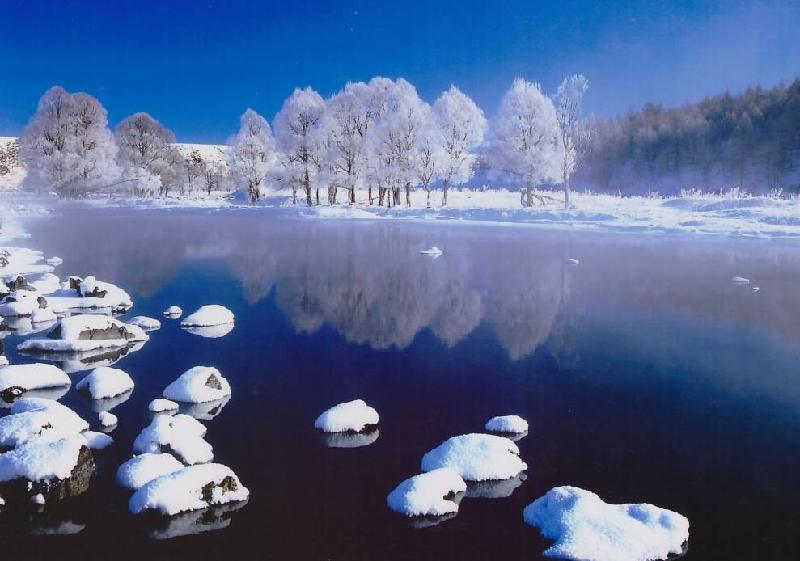 《八声甘州 禾木踏雪》文/新海（湖南）【冰心文化传媒】（图4）