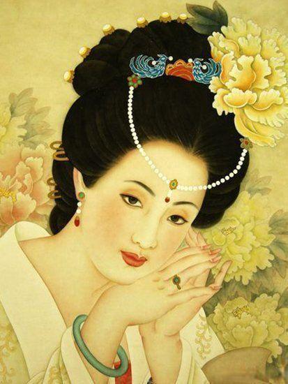七绝 唐代美女扬玉环 文/虞慧（图2）