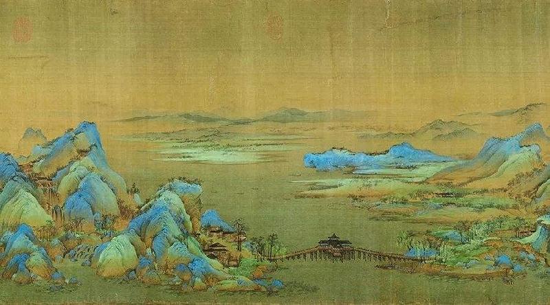 只此青绿 文/瑞雪丰韵(浙江)【冰心文化传媒】制作 冰心(图3)